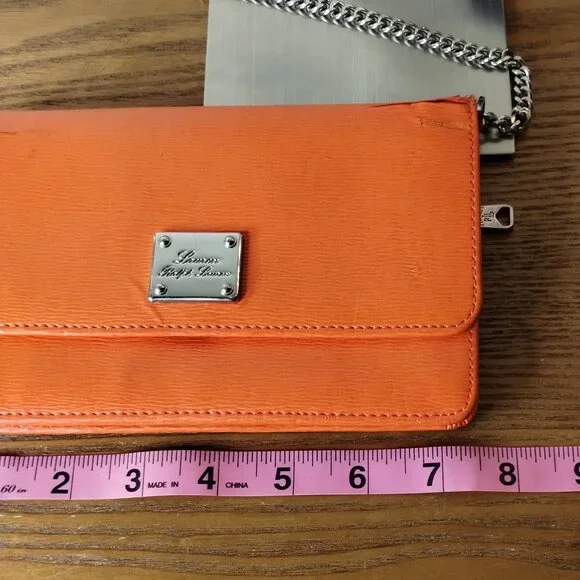 Project - Lauren Ralph Lauren Orange Crossbody Wallet - Picture 15 of 16